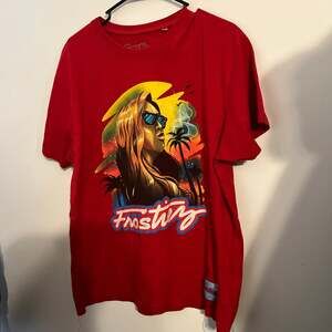 Frostiez Sunsets Graphic Short Sleeve Tee Red